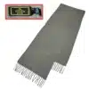 Authentic fendi wool scarf of gray color