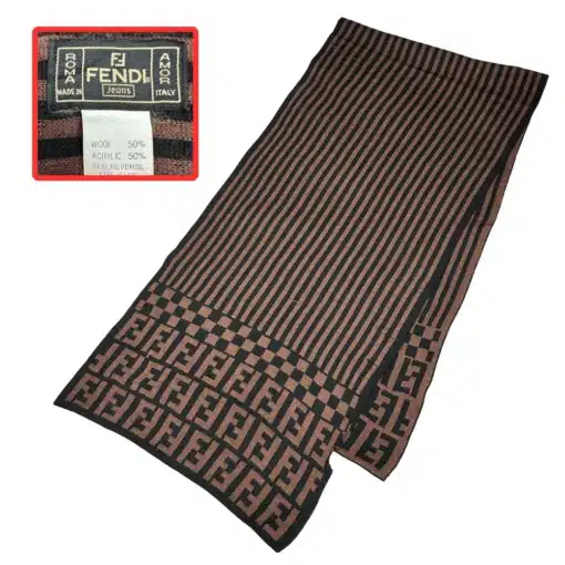 fendi jeans scarf