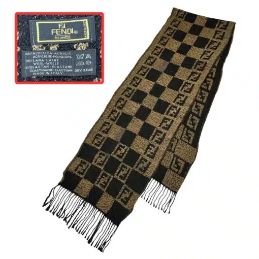 Fendi scarf vintage FF logo scarf
