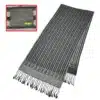 authentic fendi ff logo gray color scarf