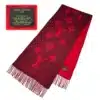 louis vuitton reykjavik red color scarf