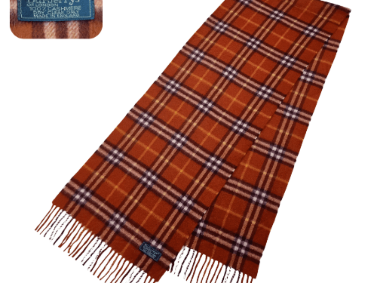 Burberry scarf history best sale