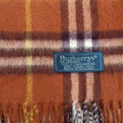 Timeless accessory: Authentic vintage Burberry scarf