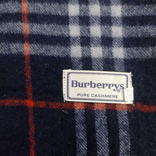 Burberry plaid vintage cashmere scarf in classic design