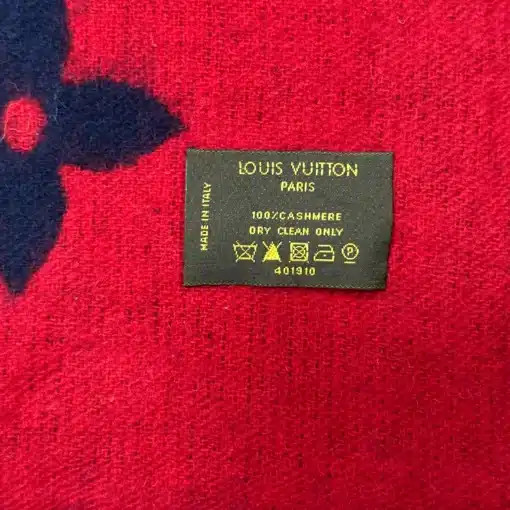 Auth Louis Vuitton Reykjavik LV Blue Scarf - Coded - Image 3