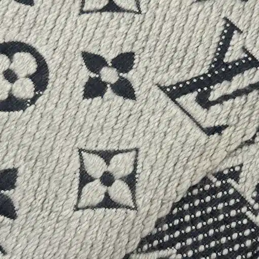 Louis Vuitton Logomania Gray Auth Scarf - M74742 - Image 2