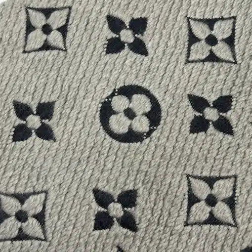 Louis Vuitton Logomania Gray Auth Scarf - M74742 - Image 3