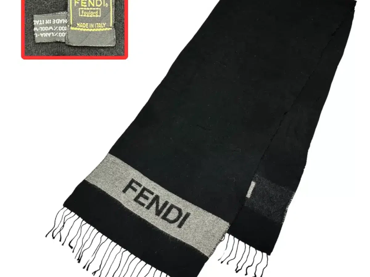 Fendi 100%カシミヤ ストール ブラック 1-1-1200x900.webp