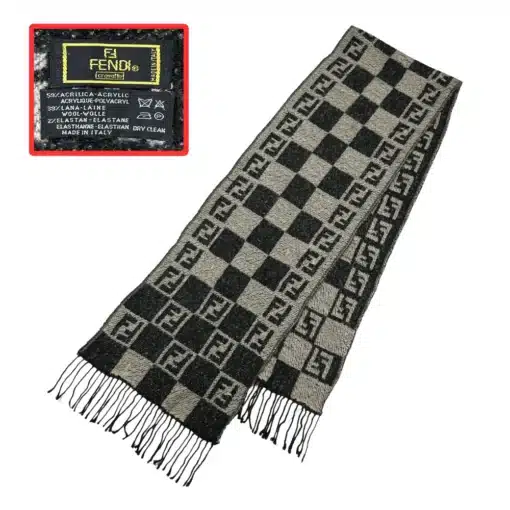 fendi scarf with ff logo