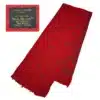 louis vuitton logomania scarf of red color