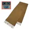 Fendi scarf in beige color with fendi logo