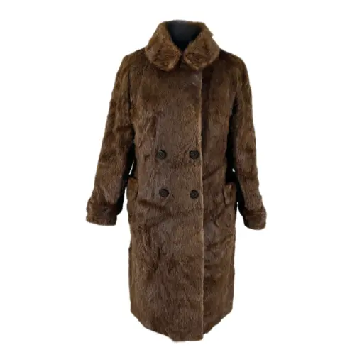 Brown Faux Fur Coat