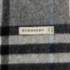 Draped Over Shoulders - Burberry Charcoal Scarf