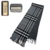 Burberry Charcoal Scarf - Timeless Elegance and Style