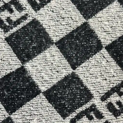 FENDI Scarf - FF Logo Fendi Gray Wool Scarf - Image 3