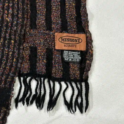 Missoni Scarf - Vintage 100% Wool Missoni Scarf - Image 5