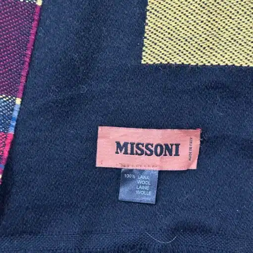 Missoni Scarf - 100% Wool Reversible Scarf - Image 2