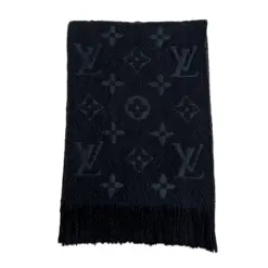 Louis Vuitton Monogram Classic Scarf Paris - Stylish LV Black Men's Wool Scarf