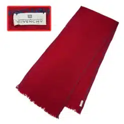 Givenchy wool scarf in red color