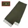 fendi green color wool scarf