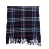 Iconic Burberry Check Pattern - Classic Navy Blue