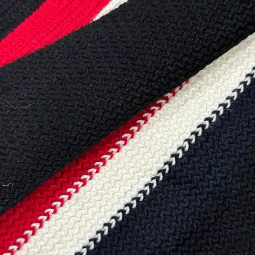 Embroided Logo Moncler Knitted Scarf - Image 3