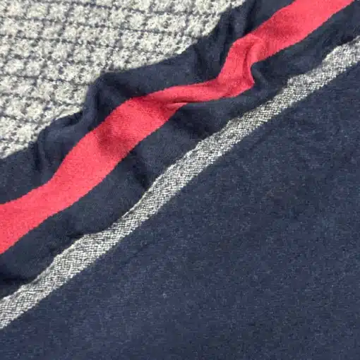 GUCCI Vintage Wool Silk Blended Scarf - Image 2