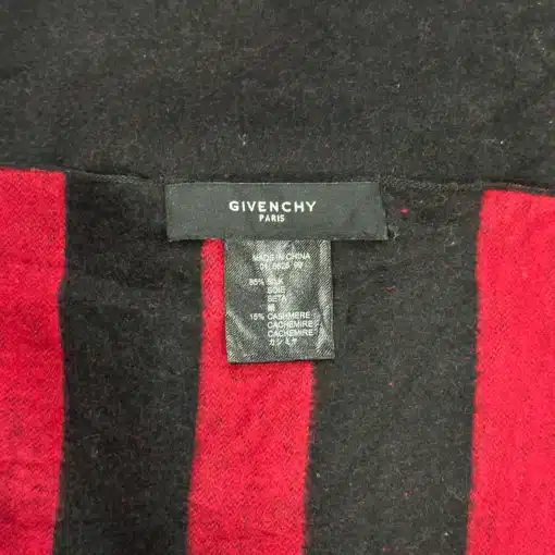 Auth Givenchy 85% Silk 15% Cashmere Scarf - Image 3