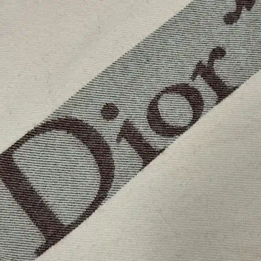 Christian Dior Pink Oblique Logo Scarf - Image 3
