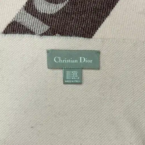 Christian Dior Pink Oblique Logo Scarf - Image 5