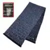 Empori armani wool scarf in blue color
