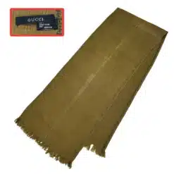 gucci vintage olive color scarf