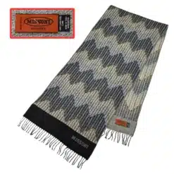 missoni zigzag pattern wool scarf