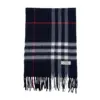 Original Nova Check Navy Blue Women Burberry Scarves