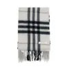 Brown Tartan Burberry Plaid 100%Cashmere Scarf -Made in Scotland