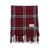 Classic Nova Check 100% Cashmere Burberry Scarf for Women 56x12