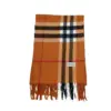 Orignial Large Plaid Check Burberry Vintage Cashmere Scarf