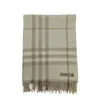 Authentic Super Soft Plaid Giant Check Women’s Cream Cashmere Scarf