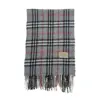 Original 100%Cashmere Nova Check Grey Vintage Burberry’s Scarf for Winters