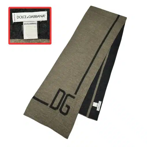 dolcegabbana wool scarf