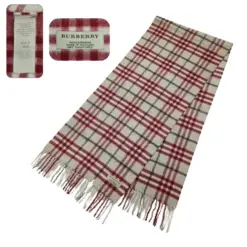 Vintage Classic Burberry Check Plaid Winter Scarf
