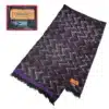 missoni zigzag wool scarf of violet color