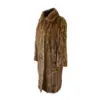 Women/Men’s Winter Brown Sheared Mink Coat for Sale