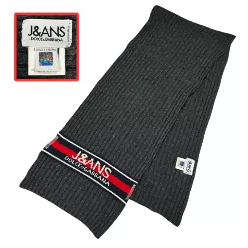 D&G vintage gray scarf