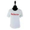 Original Embroidered Logo White Mens T-Shirt-Burberrys of London