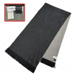 D&G Dolce&Gabbana black color scarf