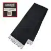 D&G black color wool scarf