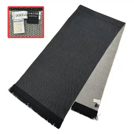D&G Dolce&Gabbana black color scarf