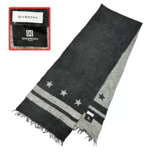 givenchy black color latest wool scarf