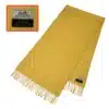 Hermes yellow color scarf